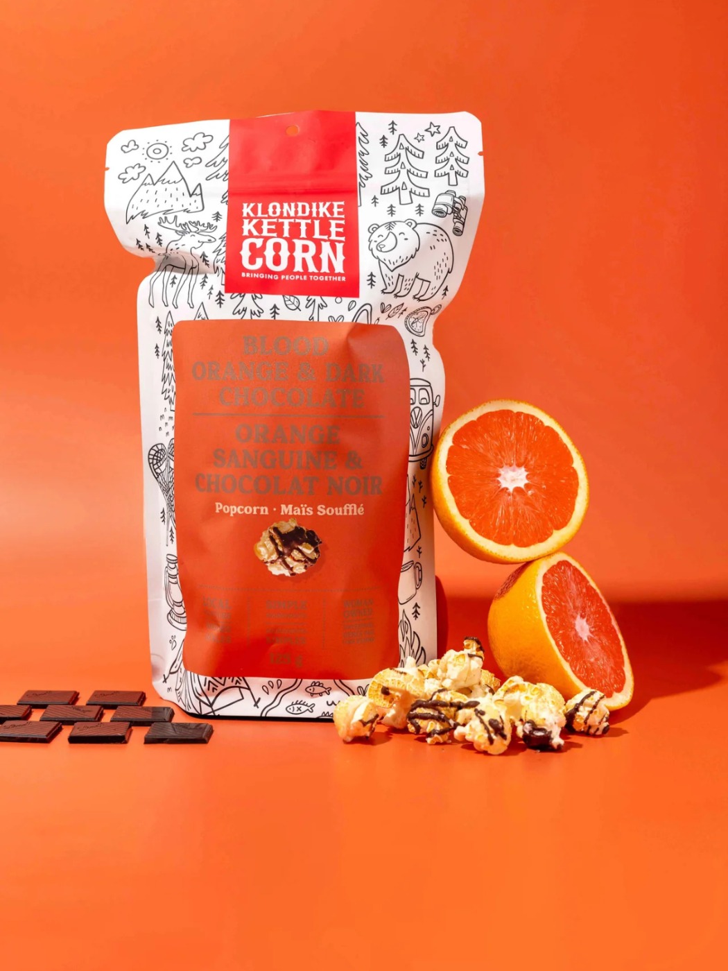 Orange sanguine et chocolat noir 125g Klondike Kettle Korn Orange sanguine et chocolat noir 125g Klondike Kettle Korn