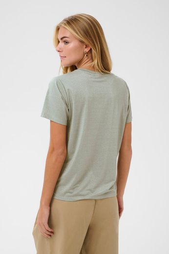 T-shirt orné de brillants Saint Tropez 