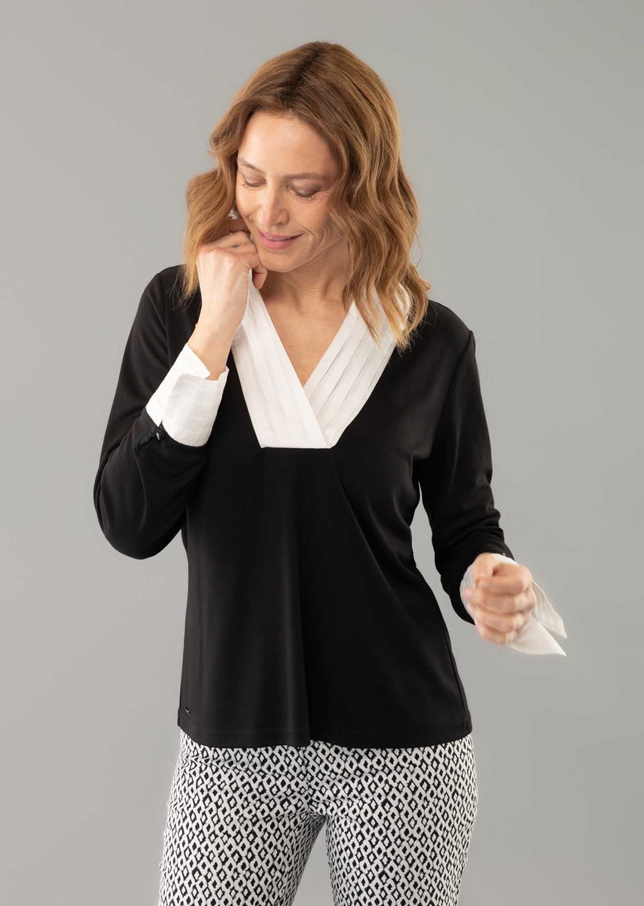 Blouse Col Double Lisette L. Montréal 26205