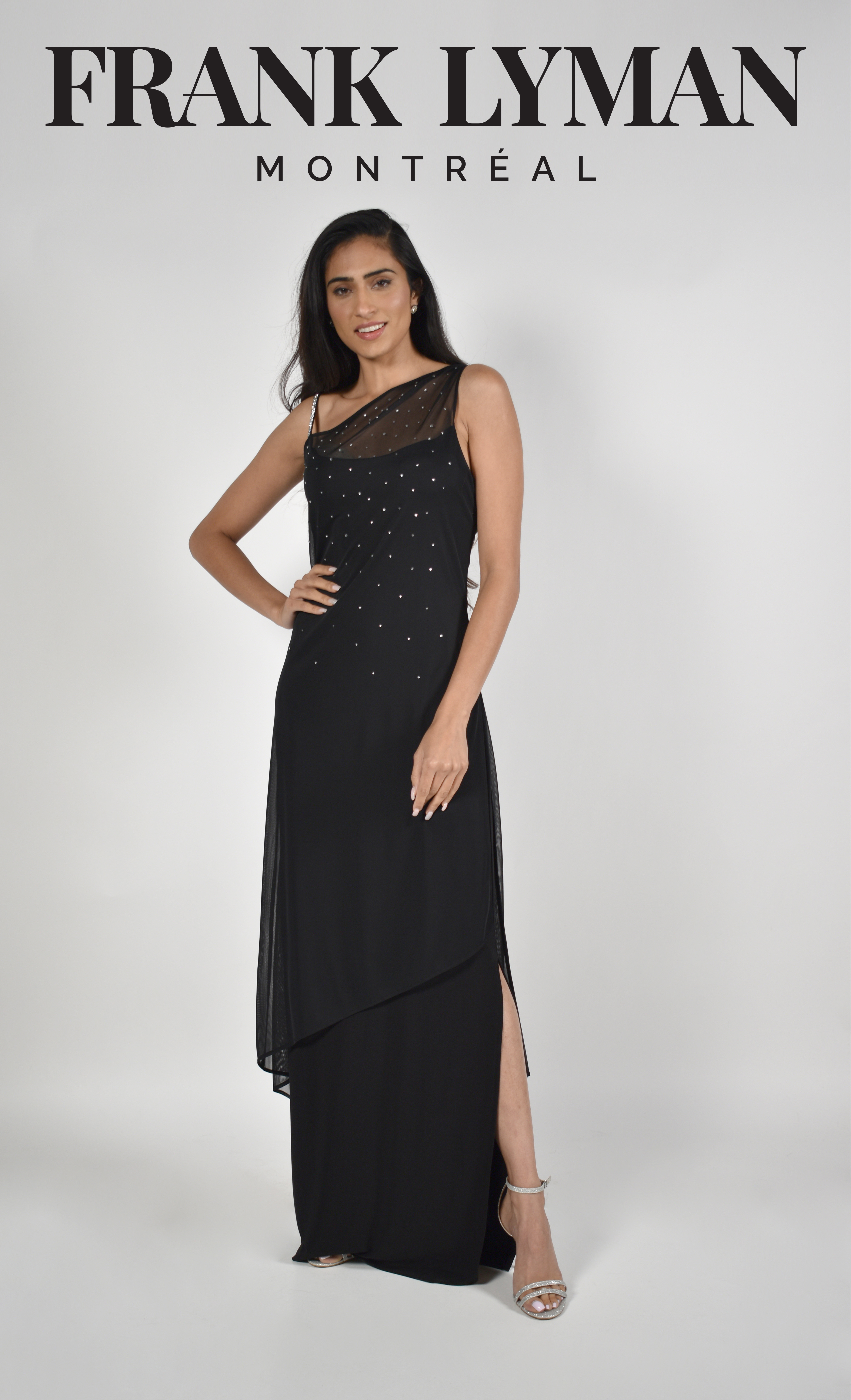Robe longue détail de strass Frank Lyman 222016 
