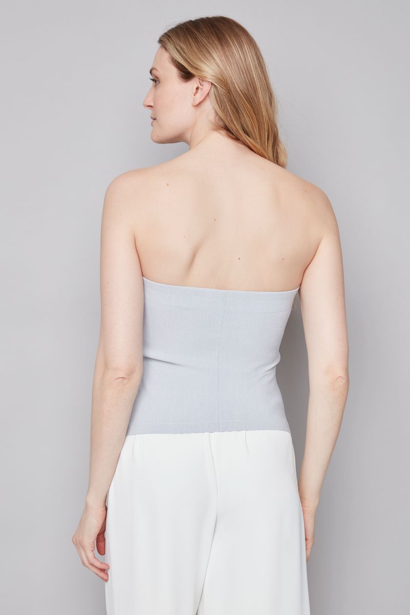 Top sans manches à rayures bleues ILTM