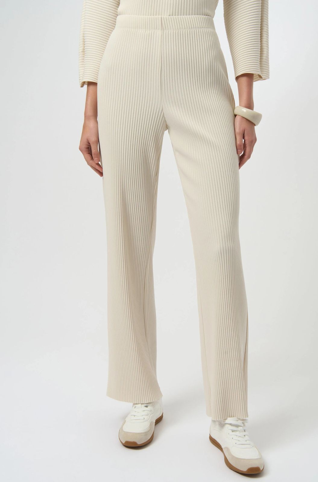 Pantalon large plissé en crêpe scuba Joseph Ribkoff