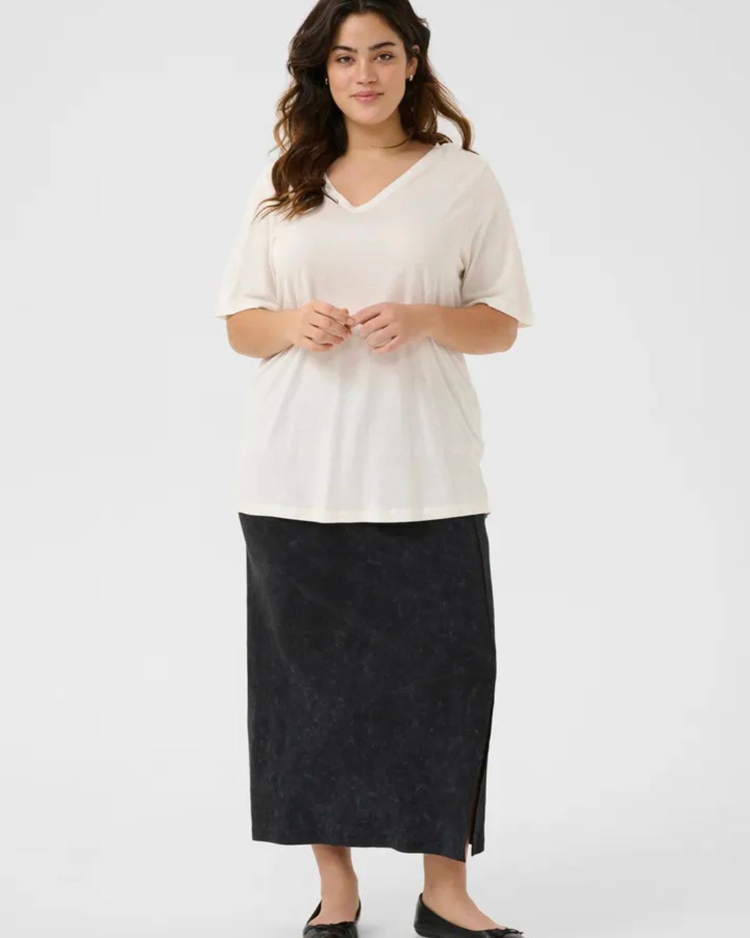 Jupe midi KCdalia Kaffe Curve 10583205