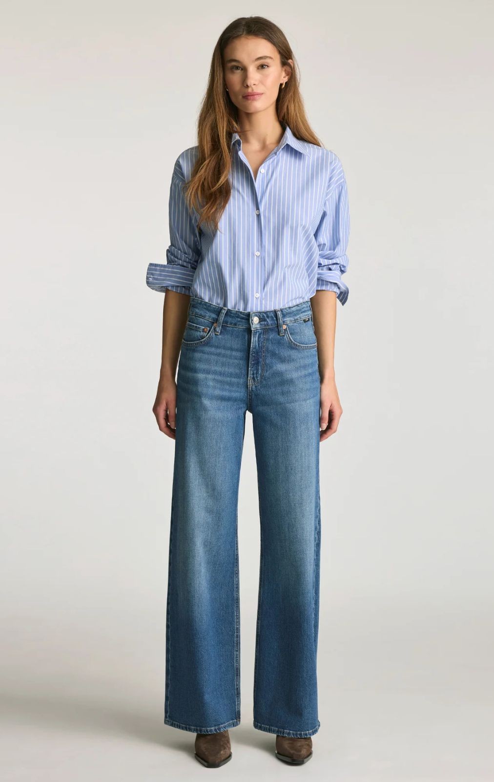 Jeans à jambe large Florida Mavi 