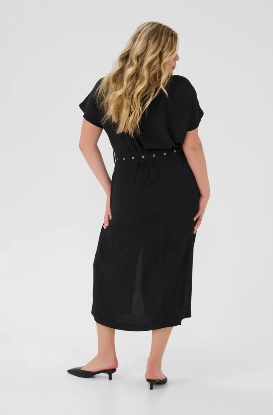 Robe midi a manches courtes Kaffe Curve 10583434