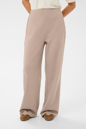 Pantalon à jambe large Cream 