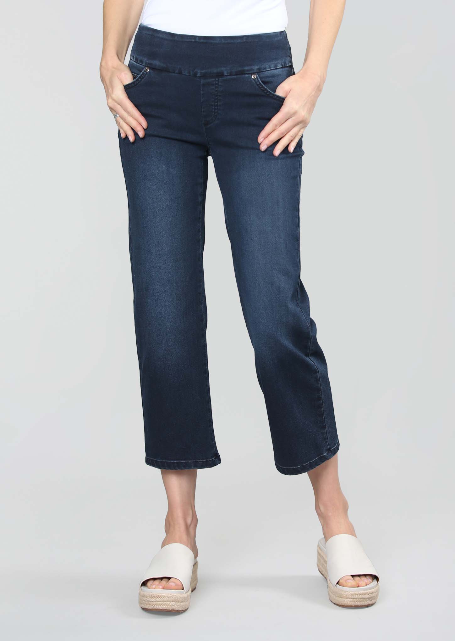Pantalon Gaucho en Denim Lisette L. Montréal Bryana 541695 