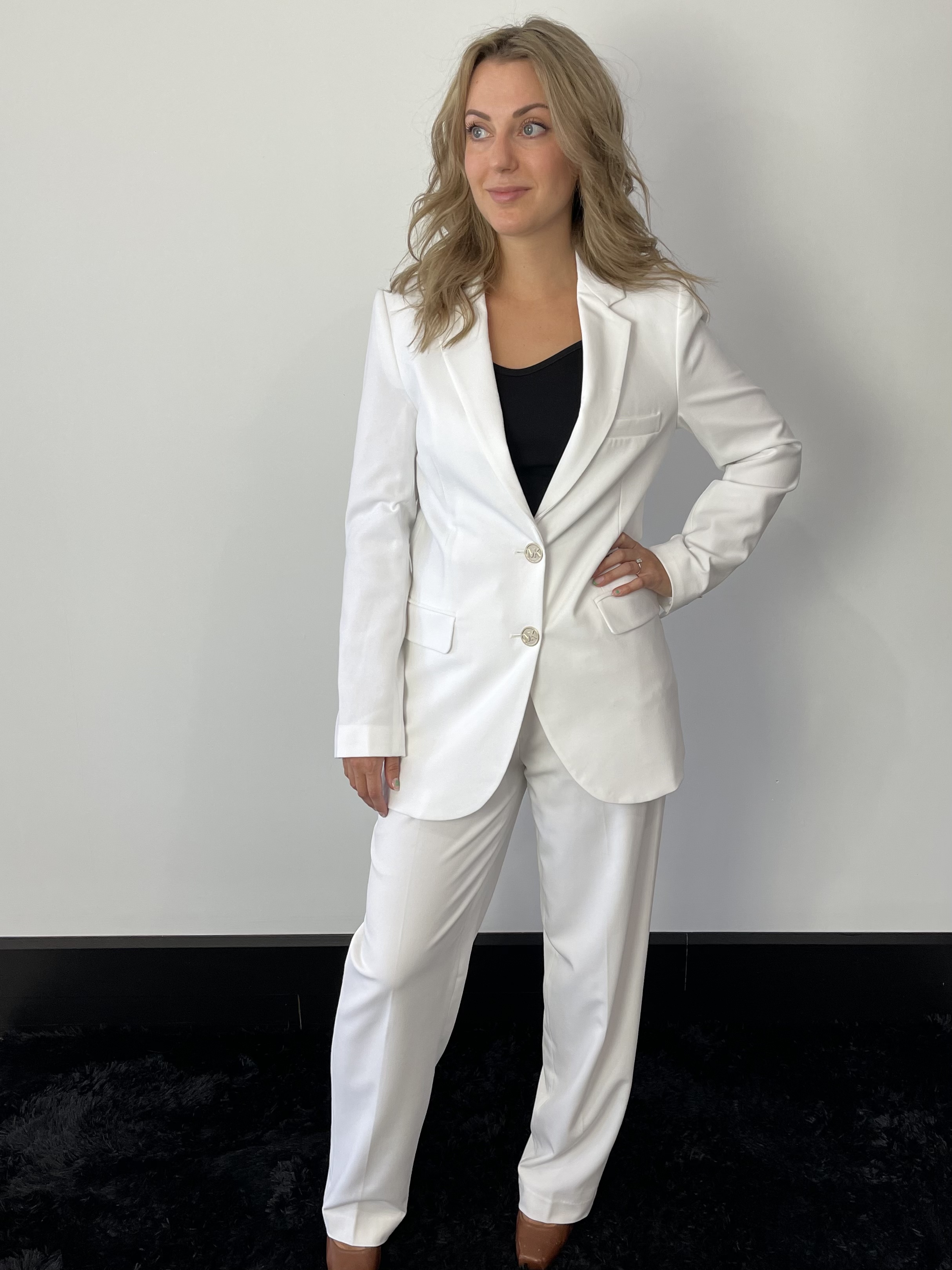 Pantalon à plis simple Michael Kors MS330HWG06 
