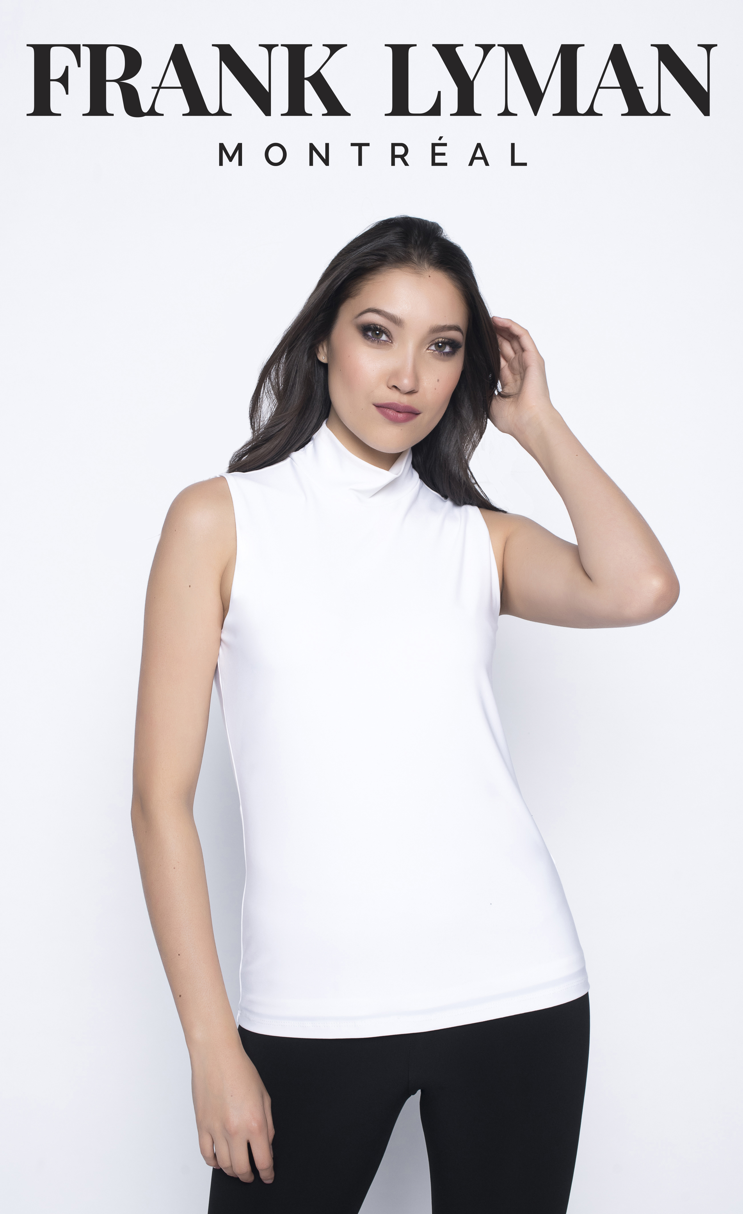 Top sans manches à col droit Frank Lyman 193008 