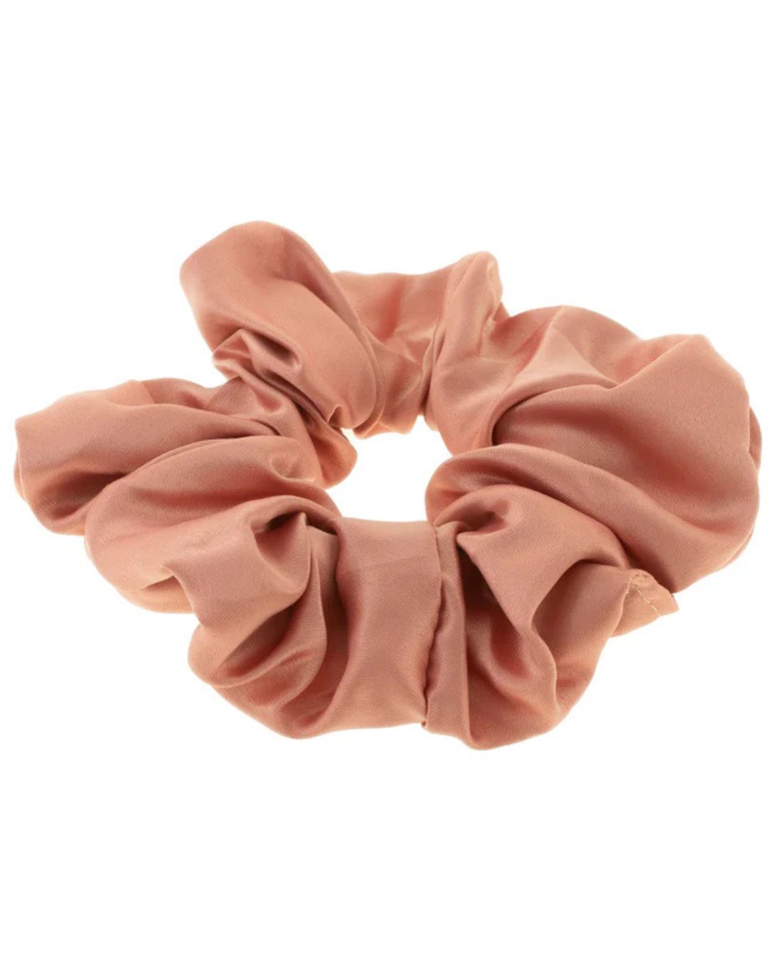 Chouchou satiné coral Jackie J XB11A