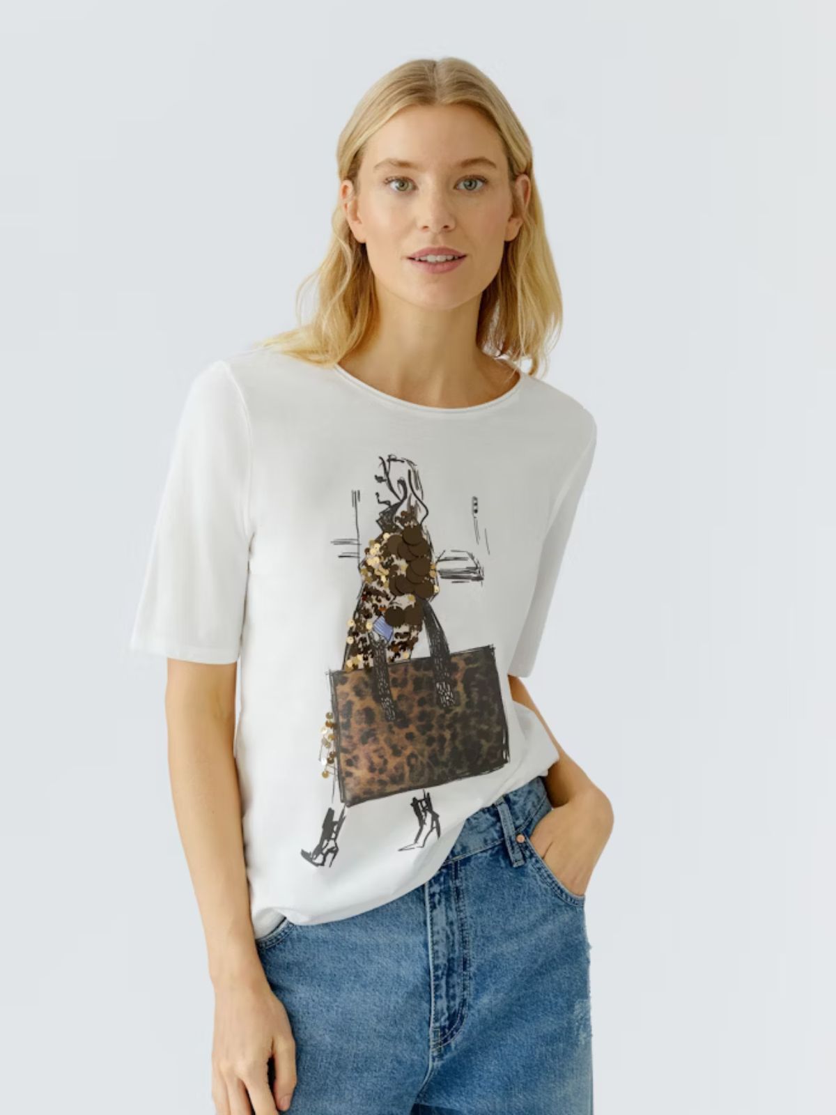 T-Shirt avec mademoiselle OUI