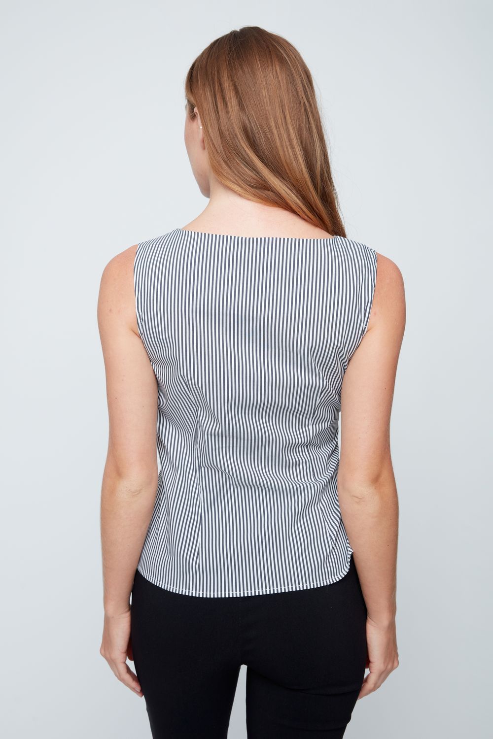 Camisole rayée avec nœud Renuar