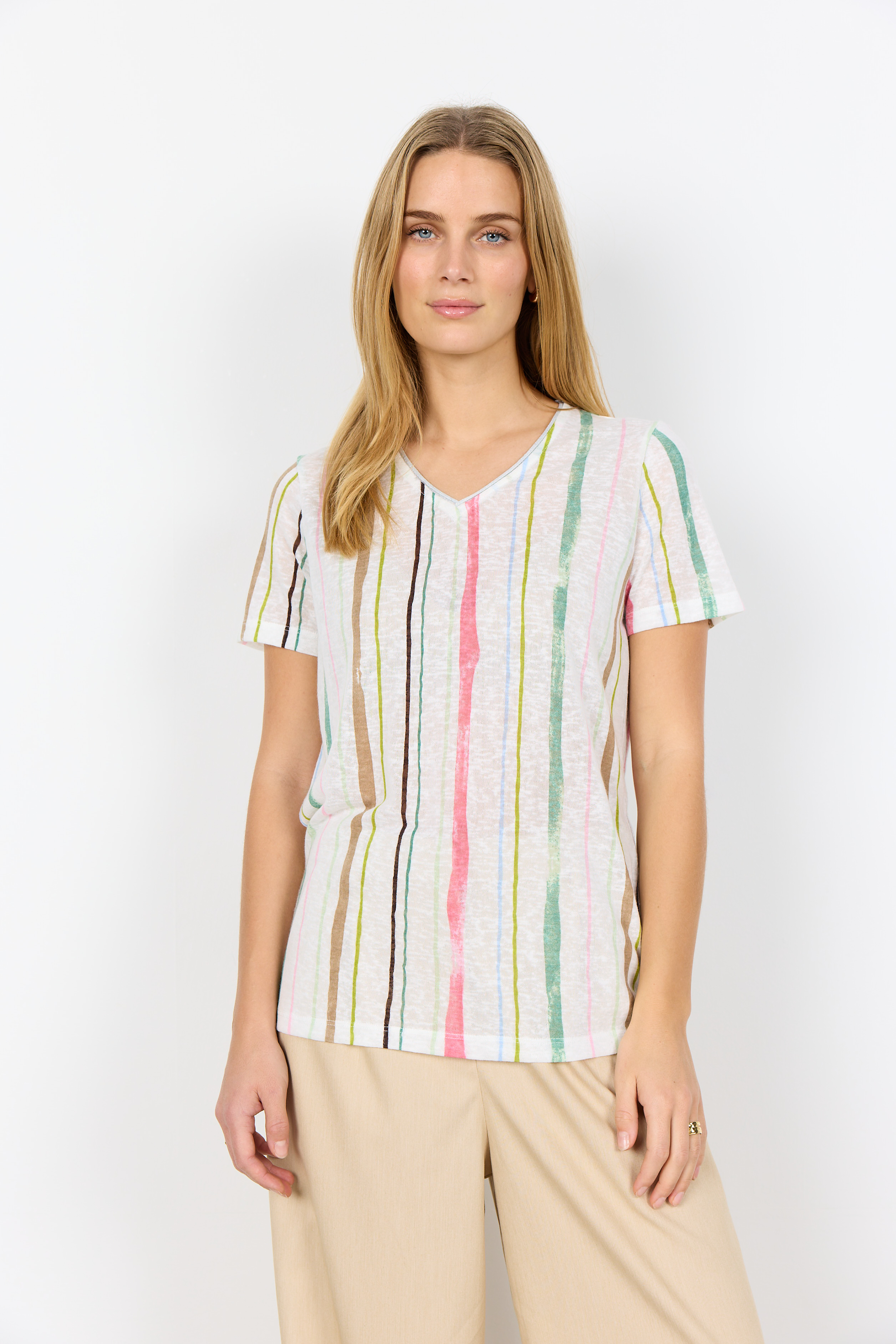 T-Shirt rayé Soya Concept 