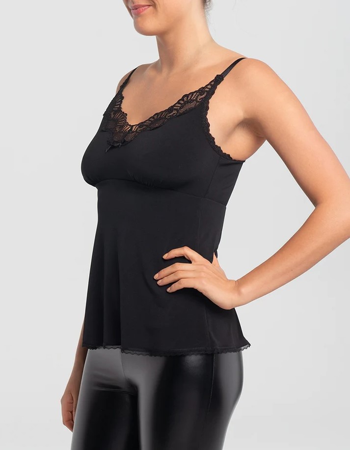 Camisole à fine dentelle Barry Kollontaï 17-184 
